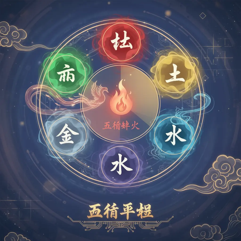 五行平衡 - 五行缺火