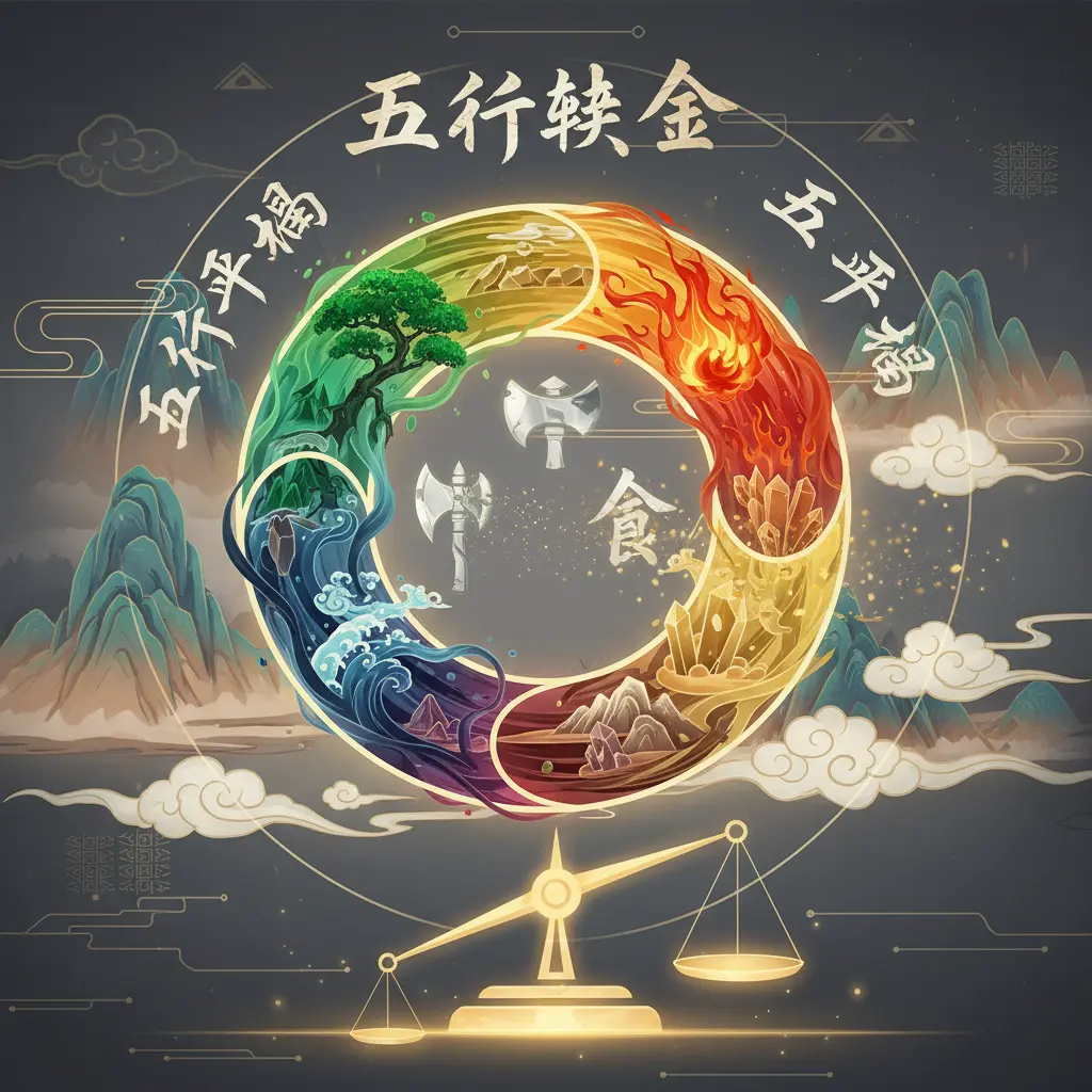 五行平衡 - 五行缺金