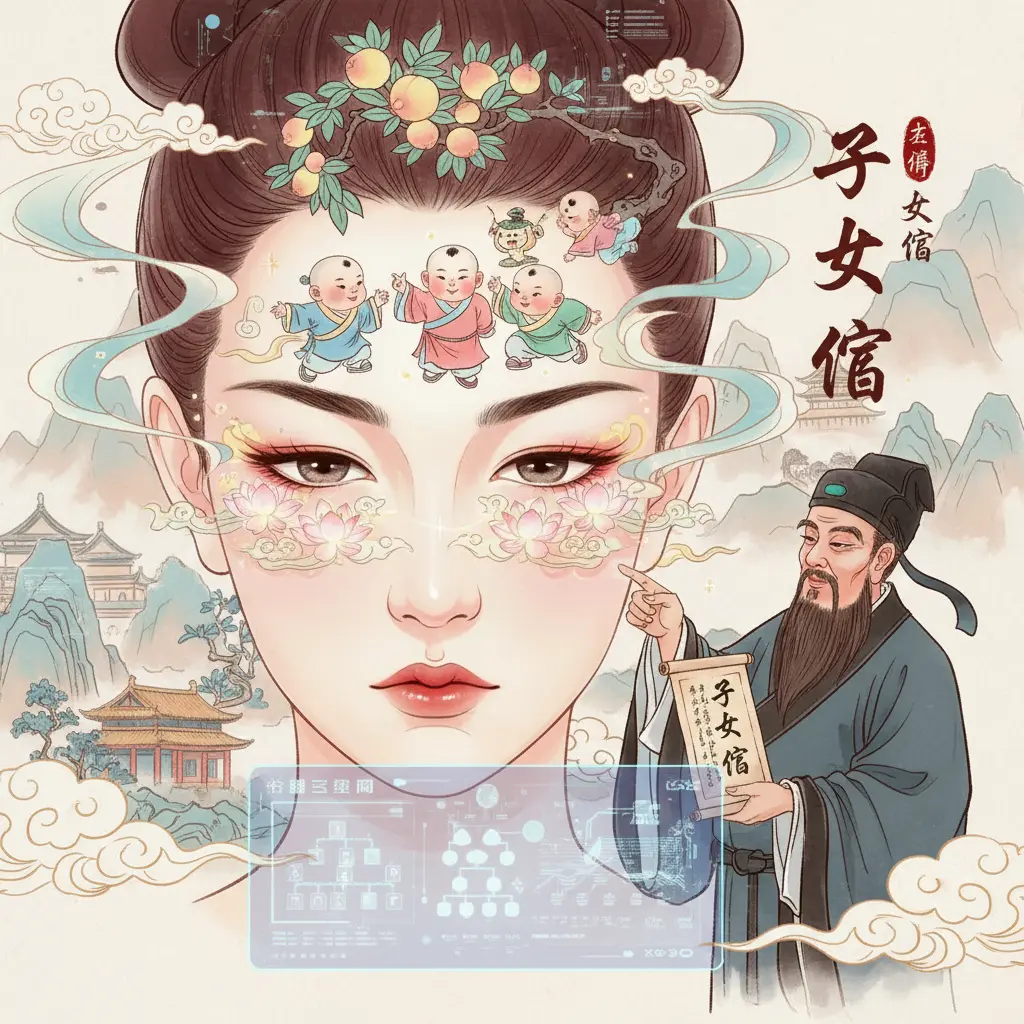 面相學 - 子女宮
