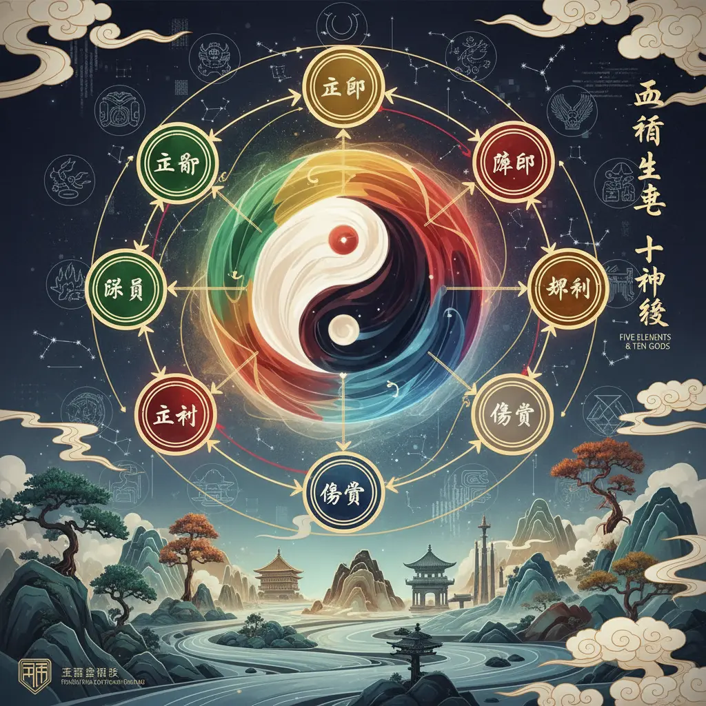 十神 - 五行生剋