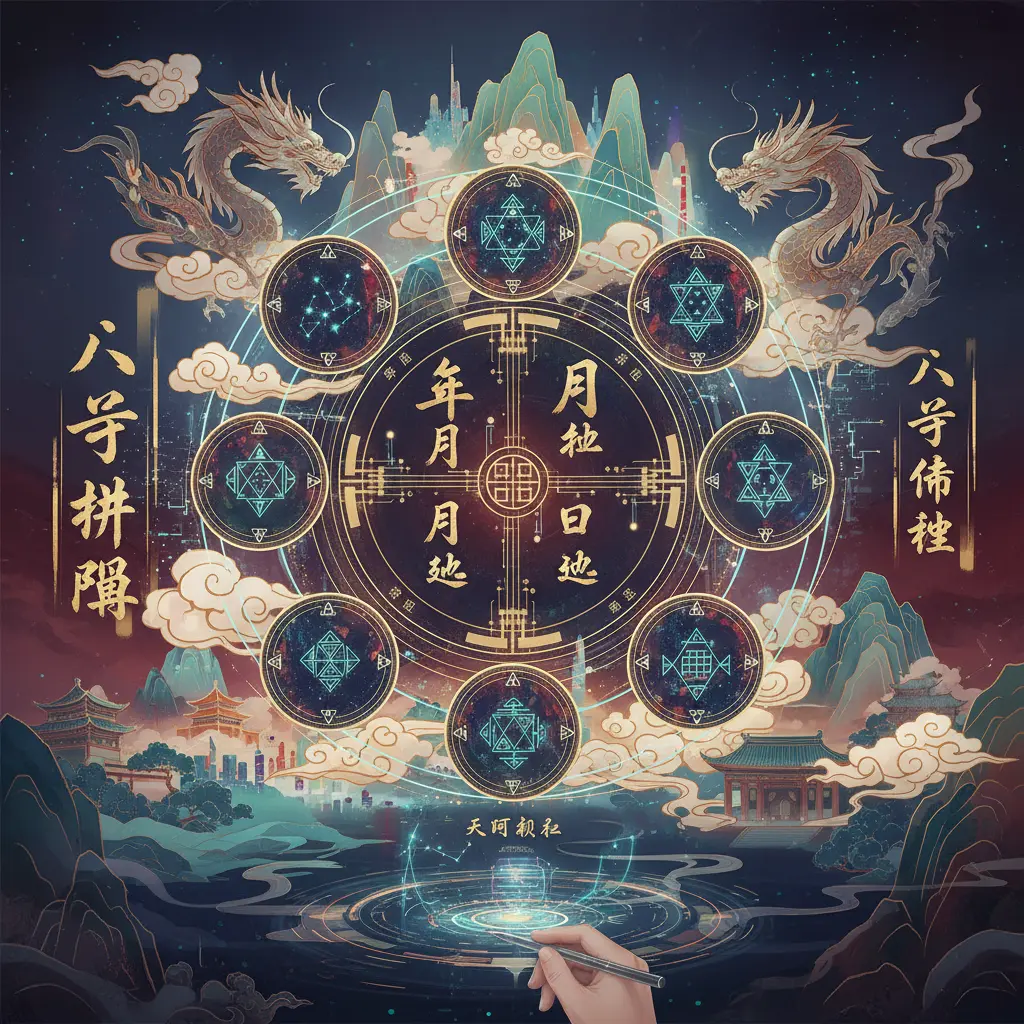 八字命理 - 八字排盤