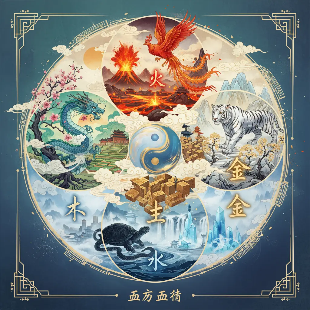五行 - 五方