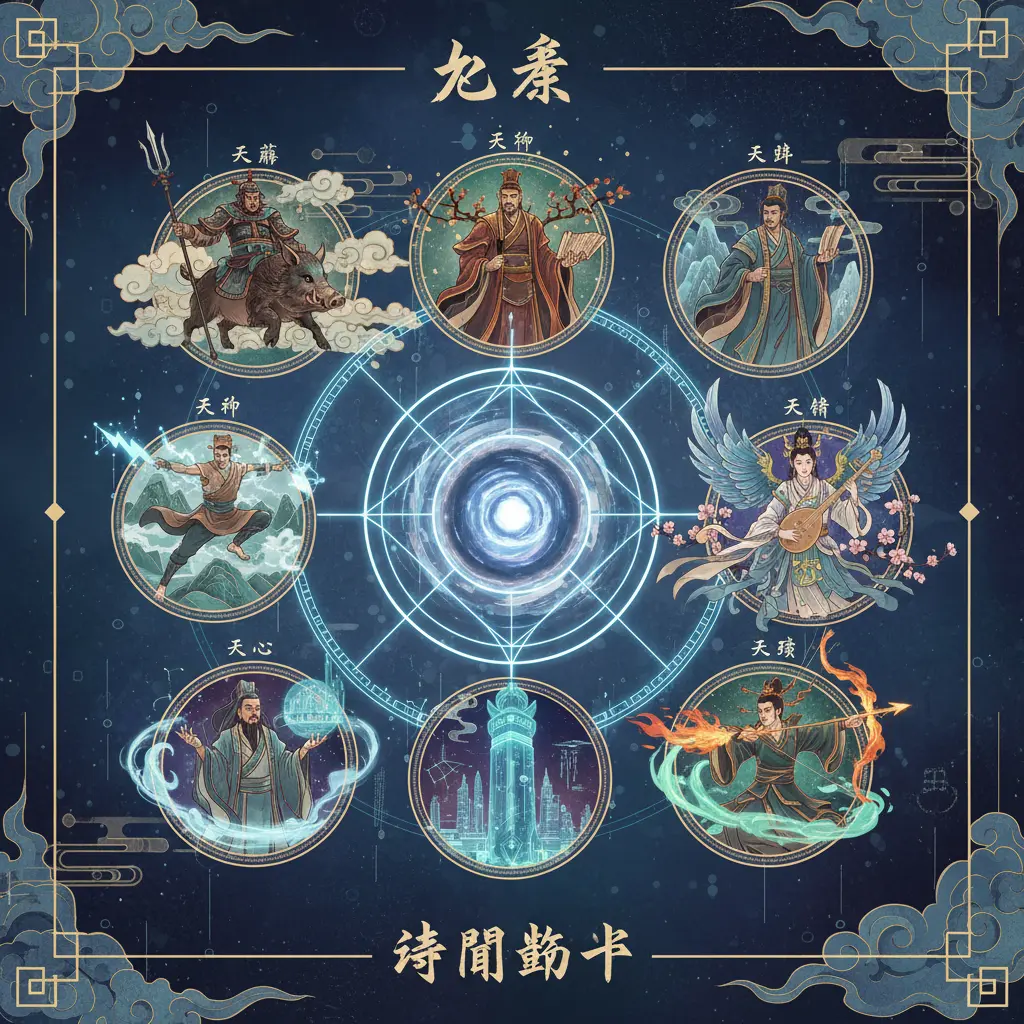 奇門遁甲 - 九星