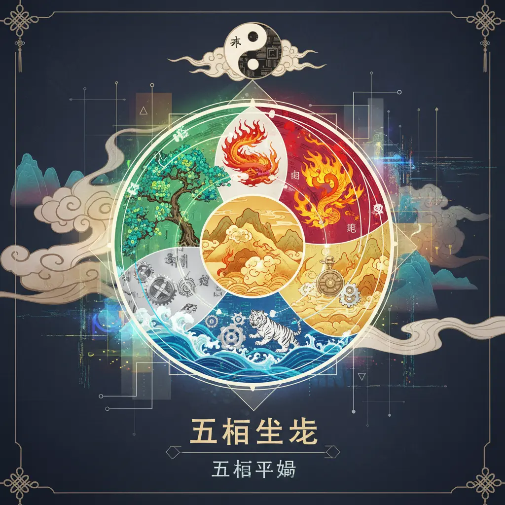 五行平衡 - 五行生剋