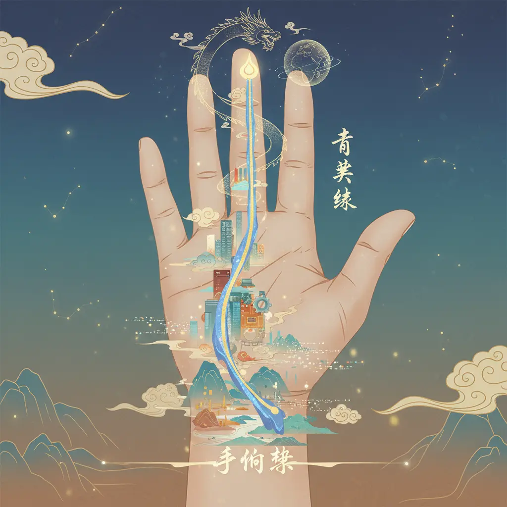 手相學 - 事業線