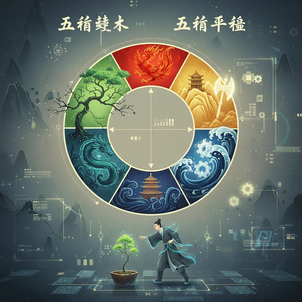 五行平衡 - 五行缺木