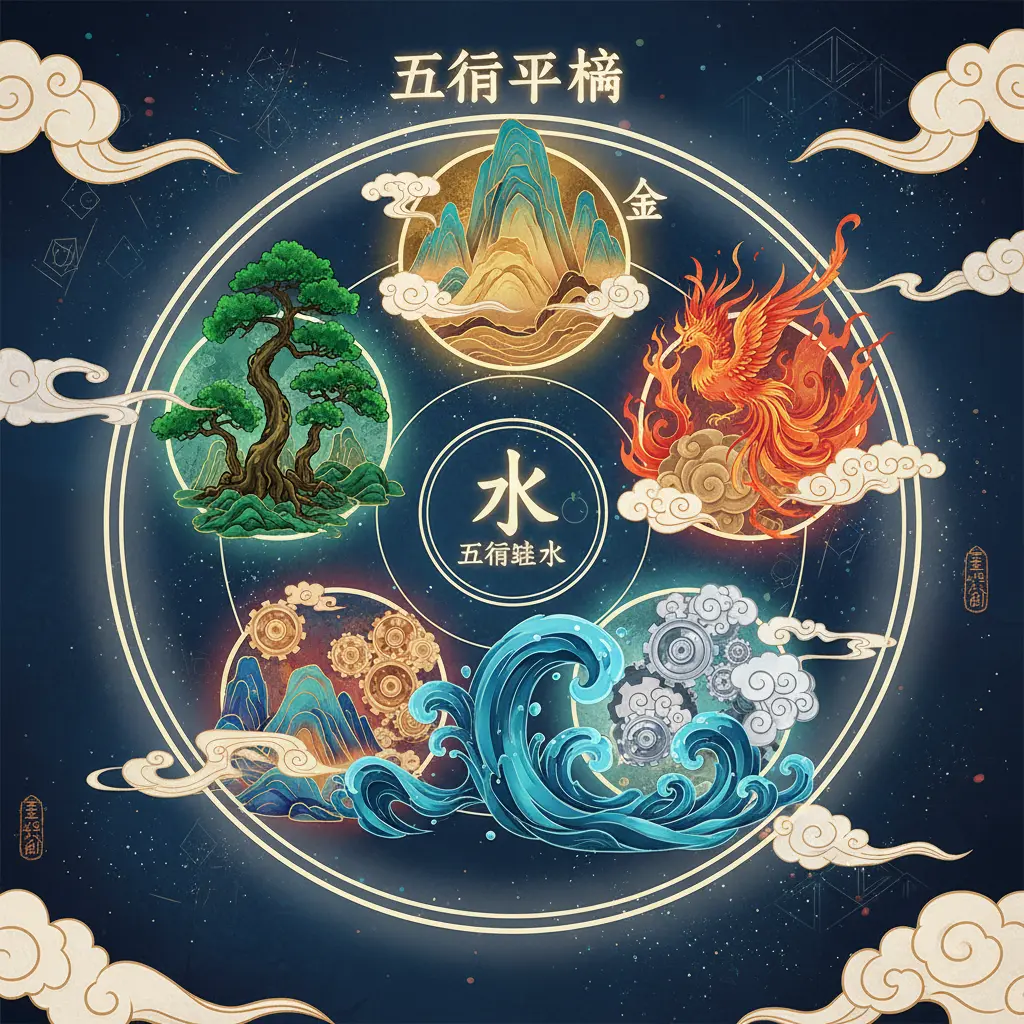 五行平衡 - 五行缺水